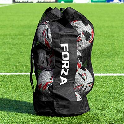 FORZA Sac À Ballons Premier Sac à Cordonnet pour Ballon de Foot/Ballon de Basket Sac Filet avec la capacité pour 12 Ballons 5 Couleurs Disponibles - Publicité FORZA Sac À Ballons Premier Sac à Cordonnet pour Ballon de Foot/Ballon de Basket Sac Filet avec la capacité pour 12 Ballons 5 Couleurs Disponibles - Publicité