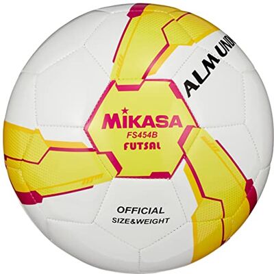 MIKASA Ballon de Futsal n°4 pour Loisir général, collège, lycée, lycée, Junior, Jaune/Rose, Pression Interne recommandée : 0,400-0,600 kgf/cm² - Publicité MIKASA Ballon de Futsal n°4 pour Loisir général, collège, lycée, lycée, Junior, Jaune/Rose, Pression Interne recommandée : 0,400-0,600 kgf/cm² - Publicité