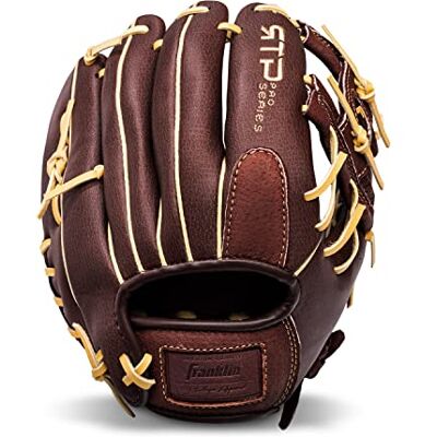 Franklin Sports RTP Pro Gant de Baseball pour Adulte et Adolescent Droite Camel - Publicité Franklin Sports RTP Pro Gant de Baseball pour Adulte et Adolescent Droite Camel - Publicité
