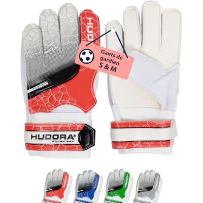 HUDORA Gants de Gardien de But Gants de Football rembourrés pour Enfants et Adolescents Gants de Gardien de But avec Dos en Mousse et Fermeture Velcro - Publicité HUDORA Gants de Gardien de But Gants de Football rembourrés pour Enfants et Adolescents Gants de Gardien de But avec Dos en Mousse et Fermeture Velcro - Publicité