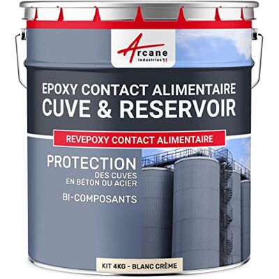 Peinture époxy sûre pour contact alimentaire, France - Kit 4kg - Publicité Peinture époxy sûre pour contact alimentaire, France - Kit 4kg - Publicité