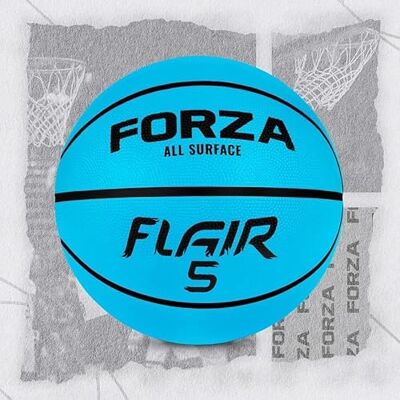 FORZA Flair Ballon de Basket-Ball en Caoutchouc Tailles 3, 5, 6 et 7 Surface Alvéolée pour Une Adhérence Améliorée Utilisation Intérieure et Extérieure - Publicité FORZA Flair Ballon de Basket-Ball en Caoutchouc Tailles 3, 5, 6 et 7 Surface Alvéolée pour Une Adhérence Améliorée Utilisation Intérieure et Extérieure - Publicité