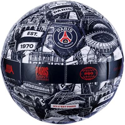 PSG Ballon de Football Collection Officielle Paris Saint Germain Taille 5 - Publicité PSG Ballon de Football Collection Officielle Paris Saint Germain Taille 5 - Publicité
