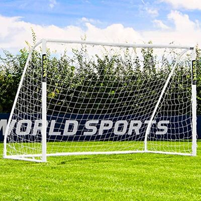 FORZA Buts de Handball de 3 m x 2 m de Taille Réglementaire – Poteaux de Handball en PVC, Aluminium ou Acier Idéal pour l'Entraînement Cible en Option - Publicité FORZA Buts de Handball de 3 m x 2 m de Taille Réglementaire – Poteaux de Handball en PVC, Aluminium ou Acier Idéal pour l'Entraînement Cible en Option - Publicité