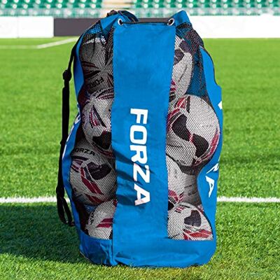 FORZA Sac À Ballons Premier Sac à Cordonnet pour Ballon de Foot/Ballon de Basket Sac Filet avec la capacité pour 12 Ballons 5 Couleurs Disponibles - Publicité FORZA Sac À Ballons Premier Sac à Cordonnet pour Ballon de Foot/Ballon de Basket Sac Filet avec la capacité pour 12 Ballons 5 Couleurs Disponibles - Publicité