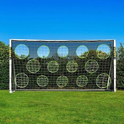 FORZA 3,7 m x 1,8 m But de Football en PVC Cage pour Enfants Poteaux Résistants aux Intempéries Sac de Transport, Mur de Tir et Ballon en Option - Publicité FORZA 3,7 m x 1,8 m But de Football en PVC Cage pour Enfants Poteaux Résistants aux Intempéries Sac de Transport, Mur de Tir et Ballon en Option - Publicité