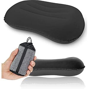Rantizon Oreiller de Camping Ultra léger, Compressible, Compact, Confortable, Ergonomique avec Sac de Rangement, pour Soutien du Cou et des lombaires, pour randonnée, Camping, Voyage, 99,2 g, Noir, 1 - Publicité Rantizon Oreiller de Camping Ultra léger, Compressible, Compact, Confortable, Ergonomique avec Sac de Rangement, pour Soutien du Cou et des lombaires, pour randonnée, Camping, Voyage, 99,2 g, Noir, 1 - Publicité