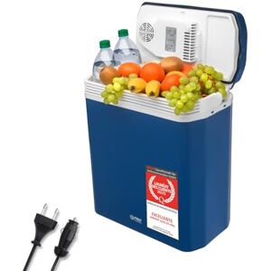 TZS First Austria Réfrigérateur portable 24L électrique 12V 230V prise voiture & standard Box thermoélectrique refroidit & chauffe Glacière avec poignée Pour camping, festival, voyages Bleu - Publicité TZS First Austria Réfrigérateur portable 24L électrique 12V 230V prise voiture & standard Box thermoélectrique refroidit & chauffe Glacière avec poignée Pour camping, festival, voyages Bleu - Publicité