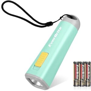EverBrite Mini Lampe de Poche LED (Vert), Lampe Torche avec Poids Léger (46g) et Lumière Jaune, Idéal pour Lecture, Camping, Promenade, 3 Piles AAA Incluse - Publicité EverBrite Mini Lampe de Poche LED (Vert), Lampe Torche avec Poids Léger (46g) et Lumière Jaune, Idéal pour Lecture, Camping, Promenade, 3 Piles AAA Incluse - Publicité