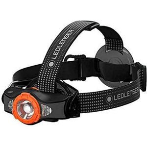 Ledlenser Lampe frontale LED MH11 d'extérieur, noir/orange, rechargeable batterie, 1000 lumens, contrôlable/personnalisable via l'application, autonomie maximale de 100h, lumière rouge/verte/bleue, Optisense - Publicité