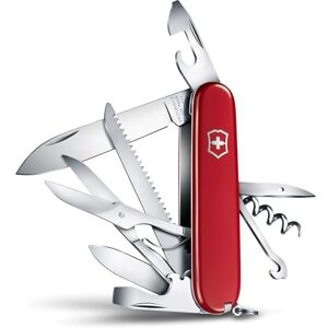 Victorinox Huntsman Couteau de Poche Suisse, Léger, Multitool, 15 Fonctions, Tire Bouchon, Grand Lame, Ouvre Boite, Rouge - Publicité Victorinox Huntsman Couteau de Poche Suisse, Léger, Multitool, 15 Fonctions, Tire Bouchon, Grand Lame, Ouvre Boite, Rouge - Publicité