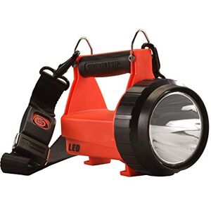 Streamlight 44452 Fire Vulcan 180-Lumen Lanterne LED Rechargeable pour la Lutte contre l'incendie, avec Système Standard IEC Type C (230V) AC/ 12V DC, Orange - Publicité