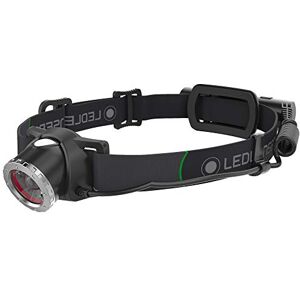 Ledlenser Lampe frontale LED d'extérieur  MH10, rechargeable batterie lithium 18650, 600 lumens, filtres colorés fournis, autonomie maximale de 120h, pivotante, câble de charge USB, chasse, pêche - Publicité