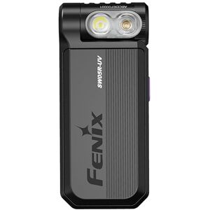 FENIX SW05R-UV, corps noir, LED blanches et UV, lampe torche d'inspection et de sécurité rechargeable, 150 lumens, 39 m, 49 heures maximum, lumière blanche à 3 niveaux, lumière UV 1500 mW, tête - Publicité FENIX SW05R-UV, corps noir, LED blanches et UV, lampe torche d'inspection et de sécurité rechargeable, 150 lumens, 39 m, 49 heures maximum, lumière blanche à 3 niveaux, lumière UV 1500 mW, tête - Publicité