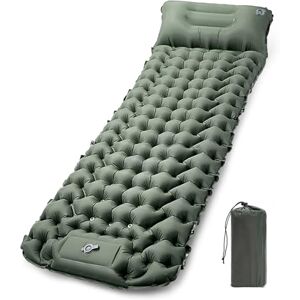 CALIYO Matelas de Camping Autogonflant – Matelas Pneumatique épais avec Pompe à Pied, Ultraléger et Imperméable Oreiller Intégré, Compact pour L'extérieur, La Randonnée, Les Tentes et Les Voyages - Publicité CALIYO Matelas de Camping Autogonflant – Matelas Pneumatique épais avec Pompe à Pied, Ultraléger et Imperméable Oreiller Intégré, Compact pour L'extérieur, La Randonnée, Les Tentes et Les Voyages - Publicité