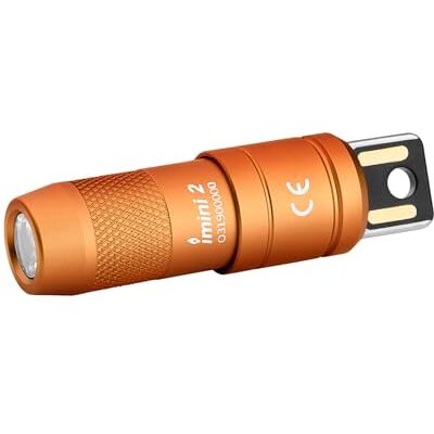 OLIGHT I MINI 2 Port USB Magnétique Mains Libres Lampe de Poche Rechargeable 50 Lumens Lumière Douce Petite et Puissante Clé pour la Décoration Orange - Publicité OLIGHT I MINI 2 Port USB Magnétique Mains Libres Lampe de Poche Rechargeable 50 Lumens Lumière Douce Petite et Puissante Clé pour la Décoration Orange - Publicité
