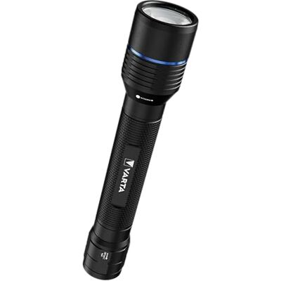 Varta Lampe Torche LED rechargeable avec Power Bank, Night Cutter Pro F40R, pour l'extérieur et la maison, 2000 lm, étanchéité IP67, aluminium aéronautique, mise au point précise, dragonne incluse - Publicité Varta Lampe Torche LED rechargeable avec Power Bank, Night Cutter Pro F40R, pour l'extérieur et la maison, 2000 lm, étanchéité IP67, aluminium aéronautique, mise au point précise, dragonne incluse - Publicité