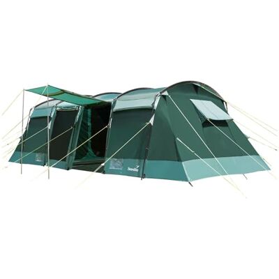 Skandika Tente Tunnel Montana 8 Personnes Tente de Camping avec/sans Tapis de Sol Cousu, avec/sans Technologie Sleeper, 3-4 cabines de Couchage, Colonne d'eau 5000 mm - Publicité Skandika Tente Tunnel Montana 8 Personnes Tente de Camping avec/sans Tapis de Sol Cousu, avec/sans Technologie Sleeper, 3-4 cabines de Couchage, Colonne d'eau 5000 mm - Publicité