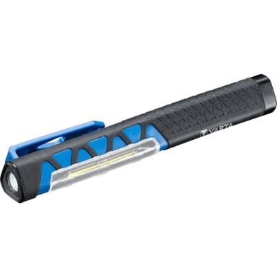 Varta Lampe de poche - Lumière LED COB - IP54 - 110 Lm - Publicité Varta Lampe de poche - Lumière LED COB - IP54 - 110 Lm - Publicité