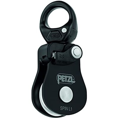 Petzl - Spin L1 - Noir - 38 mm - Poulie - Publicité Petzl - Spin L1 - Noir - 38 mm - Poulie - Publicité