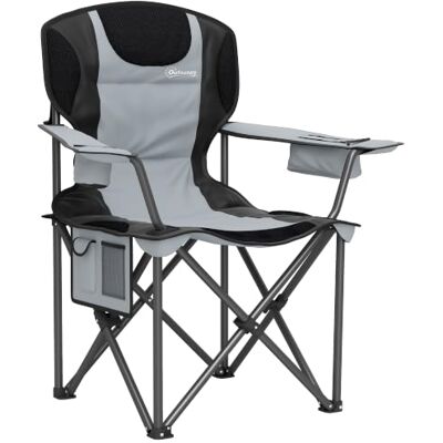 Outsunny Chaise Pliante Camping Chaise de Pêche Rembourrée Accoudoirs Réglables, Porte-Gobelets, Poches Latérales et Sac de Refroidissement, Fauteuil Pliant, Pêche, Pique-Nique - Publicité Outsunny Chaise Pliante Camping Chaise de Pêche Rembourrée Accoudoirs Réglables, Porte-Gobelets, Poches Latérales et Sac de Refroidissement, Fauteuil Pliant, Pêche, Pique-Nique - Publicité