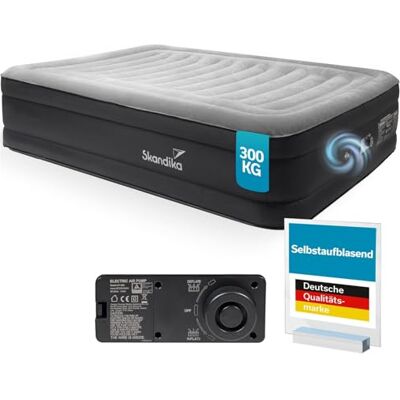 Skandika Matelas Gonflable Sveja Flex/Plus/Premium Matelas pneumatique, pour 1-2 Personnes, avec Pompe, Max 150-300 kg, Sac de Transport Lit d'appoint, Tente, Camping (2 Personnes Standard) - Publicité Skandika Matelas Gonflable Sveja Flex/Plus/Premium Matelas pneumatique, pour 1-2 Personnes, avec Pompe, Max 150-300 kg, Sac de Transport Lit d'appoint, Tente, Camping (2 Personnes Standard) - Publicité