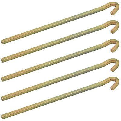 AMANKA - AMA-206 - 22cm - acier galvanisé - tent pegs - Publicité AMANKA - AMA-206 - 22cm - acier galvanisé - tent pegs - Publicité