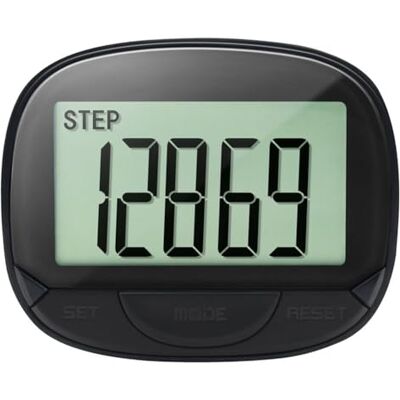 Kaknozix Moniteur de Distance de Course Électronique avec Affichage LCD, Podomètre Clip-on pour la Mesure de la Distance de Marche pour et Femmes en Extérieur. Publicité Kaknozix Moniteur de Distance de Course Électronique avec Affichage LCD, Podomètre Clip-on pour la Mesure de la Distance de Marche pour et Femmes en Extérieur. Publicité