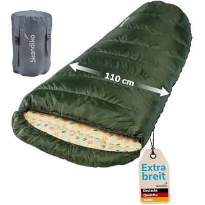 Skandika Sac de Couchage Trekking Vegas Sac de Couchage Adulte Chaud Hiver, jumelable, 3 Saisons, jusqu'à -12 °C, 220 x 110 cm, Hiver, Camping, randonnée - Publicité Skandika Sac de Couchage Trekking Vegas Sac de Couchage Adulte Chaud Hiver, jumelable, 3 Saisons, jusqu'à -12 °C, 220 x 110 cm, Hiver, Camping, randonnée - Publicité