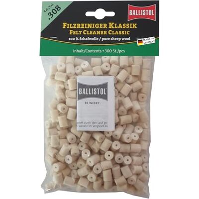 BALLISTOL Unisex Adulte Felt Cleaner, Neutral, .308 Calibre / 7.62 mm Pack of 300 EU - Publicité BALLISTOL Unisex Adulte Felt Cleaner, Neutral, .308 Calibre / 7.62 mm Pack of 300 EU - Publicité
