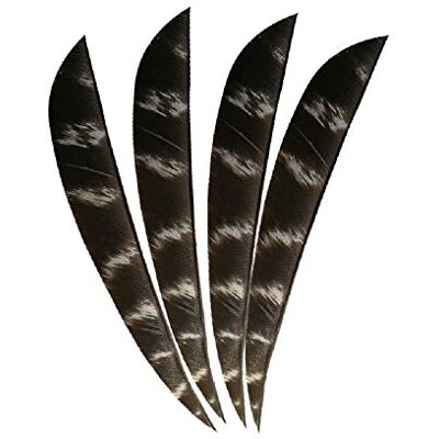 AMEYXGS AMEXGS 30pcs Tir à l'arc 5" Flèche Plumes Naturel Dinde Fletches D'extraction Droite et Aile Gauche pour DIY Flèche Arbre (Aile Gauche Forme de Gouttes) - Publicité AMEYXGS AMEXGS 30pcs Tir à l'arc 5" Flèche Plumes Naturel Dinde Fletches D'extraction Droite et Aile Gauche pour DIY Flèche Arbre (Aile Gauche Forme de Gouttes) - Publicité