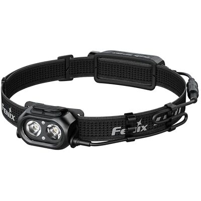 FENIX HP12R-T Lampe frontale rechargeable pour course et extérieur 1300 lumens 200 m 310 heures maximum Blanc froid + faisceau blanc chaud Boîtier de batterie arrière avec voyant - Publicité FENIX HP12R-T Lampe frontale rechargeable pour course et extérieur 1300 lumens 200 m 310 heures maximum Blanc froid + faisceau blanc chaud Boîtier de batterie arrière avec voyant - Publicité