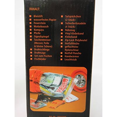 Mil-Tec Outdoor survival box-orange - Publicité Mil-Tec Outdoor survival box-orange - Publicité