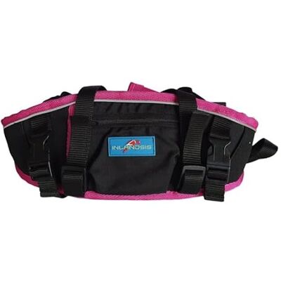 Inlandsis Aircross - Harnais pour canicross Rose / Noir L/XL - Publicité Inlandsis Aircross - Harnais pour canicross Rose / Noir L/XL - Publicité