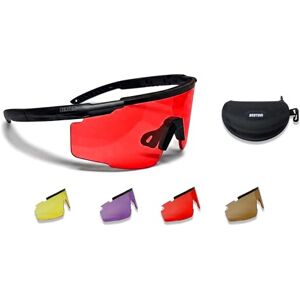 Bertoni Lunettes de Tir Sportif avec 4 Verres Interchangeables de Protection Balistique avec Étui Rigide et Branches Supplémentaires – Mod. N - Publicité Bertoni Lunettes de Tir Sportif avec 4 Verres Interchangeables de Protection Balistique avec Étui Rigide et Branches Supplémentaires – Mod. N - Publicité