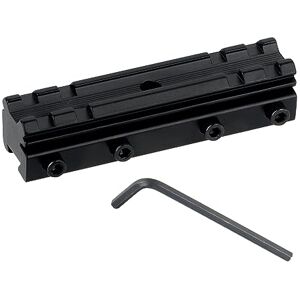 ToopMount Adaptateur de Rail Tactique 11mm Queue d'aronde à 21mmWeaver Picatinny Support de Lunette Adaptateur d'extension de Rail avec 4 Fentes - Publicité ToopMount Adaptateur de Rail Tactique 11mm Queue d'aronde à 21mmWeaver Picatinny Support de Lunette Adaptateur d'extension de Rail avec 4 Fentes - Publicité