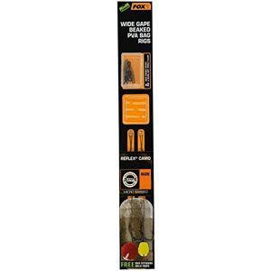 Fox Edges - Wide Gape Beaked PVA Bag Rig - Orange - 6 pcs - Rig - Publicité Fox Edges - Wide Gape Beaked PVA Bag Rig - Orange - 6 pcs - Rig - Publicité