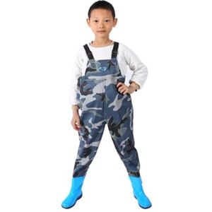HWBZSZY Pantalon Pêche En PVC Léger Extérieur Pour Garçons Et Filles Pantalons Siamois Chasse Pour Jeunes Waders Caoutchouc Légers Et Respirants Waders De Poitrine Imperméables Pour Enfants,Bleu,32 EU - Publicité HWBZSZY Pantalon Pêche En PVC Léger Extérieur Pour Garçons Et Filles Pantalons Siamois Chasse Pour Jeunes Waders Caoutchouc Légers Et Respirants Waders De Poitrine Imperméables Pour Enfants,Bleu,32 EU - Publicité
