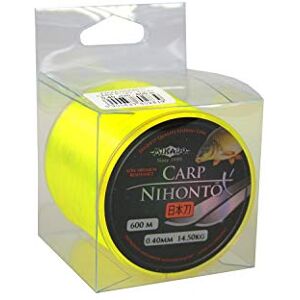 Mikado - Nihonto Carp 600 M - Jaune - Fil de pêche - Publicité Mikado - Nihonto Carp 600 M - Jaune - Fil de pêche - Publicité