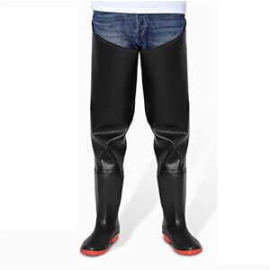 HWBZSZY Cuissardes Réglables en PVC pour Homme Et Femme Bottes en Caoutchouc De Pluie Polyvalentes 100% Imperméables sur Le Genou Pantalon De Pêche Cuissardes De Chasse Antidérapantes,Noir,37 EU - Publicité HWBZSZY Cuissardes Réglables en PVC pour Homme Et Femme Bottes en Caoutchouc De Pluie Polyvalentes 100% Imperméables sur Le Genou Pantalon De Pêche Cuissardes De Chasse Antidérapantes,Noir,37 EU - Publicité