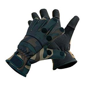 STMK Gants thermiques camouflage en néoprène pour pêche à la pêche et les loisirs Taille XL 3 doigts rabattables - Publicité STMK Gants thermiques camouflage en néoprène pour pêche à la pêche et les loisirs Taille XL 3 doigts rabattables - Publicité