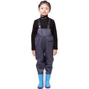 HWBZSZY Waders Taille Haute Nylon/PVC pour Enfants, Sports De Plein Air Waders Imperméables Légers Polyvalents Épaississent Les Chaussures De Pluie avec Pied Botte Et Bandoulière Réglable,Bleu,34 EU - Publicité HWBZSZY Waders Taille Haute Nylon/PVC pour Enfants, Sports De Plein Air Waders Imperméables Légers Polyvalents Épaississent Les Chaussures De Pluie avec Pied Botte Et Bandoulière Réglable,Bleu,34 EU - Publicité