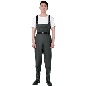SDGHH-8MMDM Cuissardes De Pêche for Hommes Femmes Cuissardes De Poitrine De Chasse avec Bottes Imperméables Respirantes Crosswater Waders,Vert,43 - Publicité SDGHH-8MMDM Cuissardes De Pêche for Hommes Femmes Cuissardes De Poitrine De Chasse avec Bottes Imperméables Respirantes Crosswater Waders,Vert,43 - Publicité