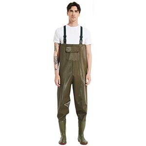Yonglan Pêche Waders pour Hommes Femmes, Chasse Waders Poitrine avec Bottes Imperméable Style10 43 - Publicité Yonglan Pêche Waders pour Hommes Femmes, Chasse Waders Poitrine avec Bottes Imperméable Style10 43 - Publicité