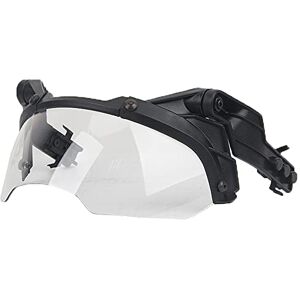WISEONUS Lunettes de Casque Tactiques Universelles Amovibles Airsoft Casque Casque Paintball Chasse Accessoire pour Moi/Fast Helmet (Lentille Transparente) - Publicité WISEONUS Lunettes de Casque Tactiques Universelles Amovibles Airsoft Casque Casque Paintball Chasse Accessoire pour Moi/Fast Helmet (Lentille Transparente) - Publicité