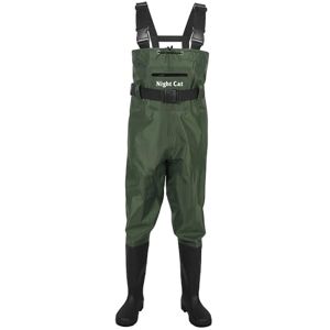 Night Cat Pêche Waders Cuissardes pour Hommes Femmes Chasse Waders Poitrine avec Bottes imperméable Respirant Crosswater pêche, Vert, Taille 46 - Publicité Night Cat Pêche Waders Cuissardes pour Hommes Femmes Chasse Waders Poitrine avec Bottes imperméable Respirant Crosswater pêche, Vert, Taille 46 - Publicité