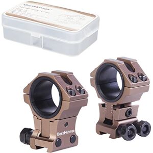 WestHunter Optics Adjustable Height Dovetail Scope Rings, 1 inch 30 mm Precision Scope Mount Brown - Publicité WestHunter Optics Adjustable Height Dovetail Scope Rings, 1 inch 30 mm Precision Scope Mount Brown - Publicité
