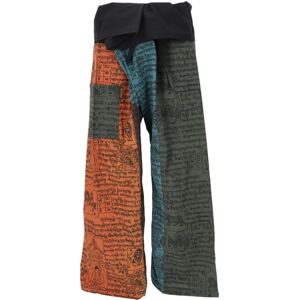 Guru SHOP Pantalon de Pêcheur Thaïlandais en Coton Solide Patchwork Yoga Unisexe Multicolore Taille Unique - Publicité Guru SHOP Pantalon de Pêcheur Thaïlandais en Coton Solide Patchwork Yoga Unisexe Multicolore Taille Unique - Publicité
