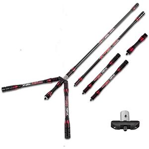 SHARROW Tir à l'arc Stabilisateur de Carbone 30" Système de Barre D'équilibre Stabilisateur d'arc pour Arc à Poulies et Arc Classique(Rouge) - Publicité SHARROW Tir à l'arc Stabilisateur de Carbone 30" Système de Barre D'équilibre Stabilisateur d'arc pour Arc à Poulies et Arc Classique(Rouge) - Publicité