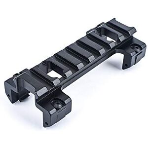 SBGJMY Support de Lunette de visée Tactique MP5 G3 Rail, Adaptateur de Support de Rail à Profil Bas en Aluminium pour système de Rail Picatinny de 20 mm (Noir) - Publicité SBGJMY Support de Lunette de visée Tactique MP5 G3 Rail, Adaptateur de Support de Rail à Profil Bas en Aluminium pour système de Rail Picatinny de 20 mm (Noir) - Publicité